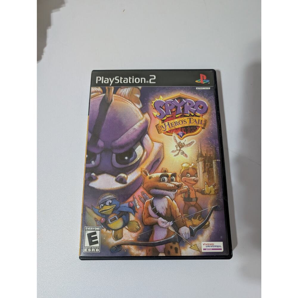 Spyro: A Hero's Tail Playstation 2 PS2 Complete CIB TESTED WORKING USA